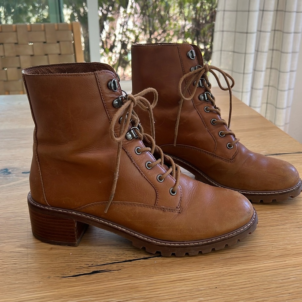 Madewell lace up boots